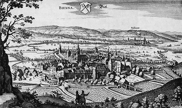 Biel/Bienne in 1642