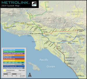 Metrolink California map to scale.png