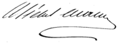 Signature de Michel Masson