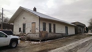 Milwaukee dan St. Paul Kereta Kombinasi Depot. Diambil 2015.jpg