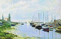Argenteuil, Boats along the Bank Monet w226.jpg