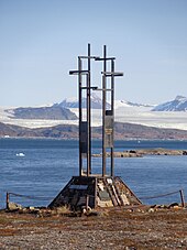 Denkmal für die Opfer des Unglücks der Italia in Ny-Ålesund