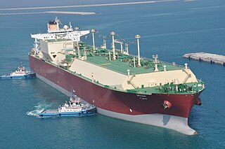 Q-Max Ship for carrying liquefied natural gas