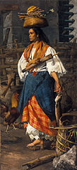 Mujer filipina. Lorenzo de la Rocha Icaza.