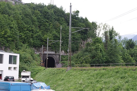 Rail tunnel, Murg, Switzerland