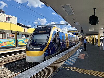 NGREMU704 train at Indooroopilly railway station