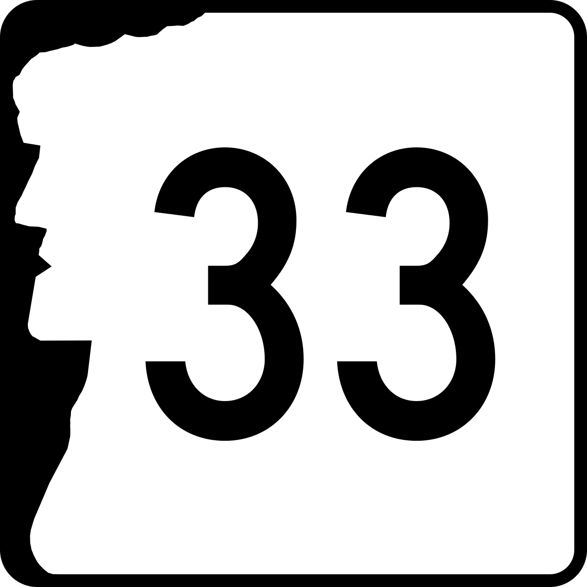 33 svg. Route 33. Число 33-фото. Route 033.