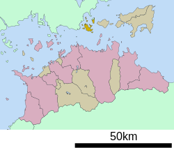 直島町位置圖