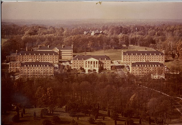 The National Institutes of Health campus in Bethesda, Maryland in 1949