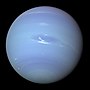 Planet Neptune image by Voyager 2, 1989