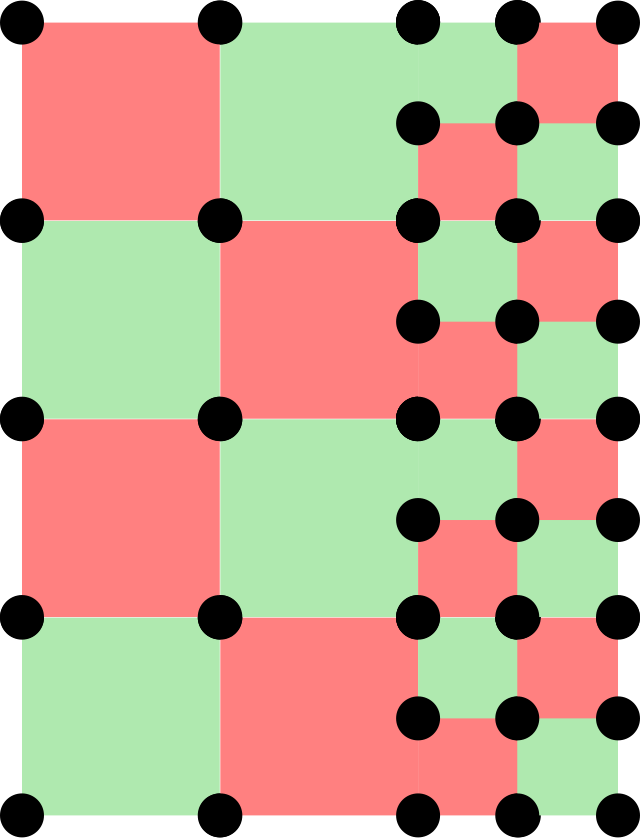 Svg example. Grid sampling.