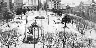 Nevadas en Argentina del 22 de junio de 1918