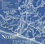 Detail of map of Nome Precinct, 1908