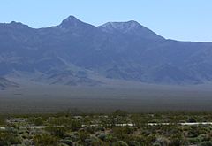 Nopah Range, désert des Mojaves, Californie.
