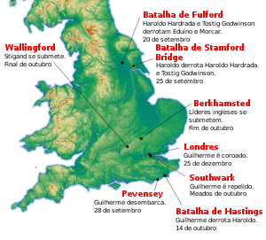 Norman conquest 1066-pt.svg