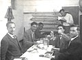 חדר המורים בבית הספר לקציני ים עכו 1956[א]