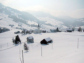 Blick auf Oberiberg