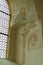 Fresque gothique "Apôtre" (XIVe-XVe-XVIe)..
