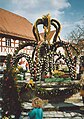 Osterbrunnen à Heiligenstadt en Haute-Franconie, avril 2003.