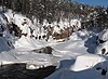 Kiutaköngäs in winter