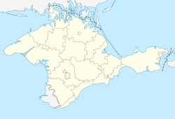 亞美尼亞斯克在克里米亞自治共和國的位置