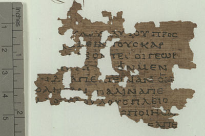 Matthew 21:34-37 in Papyrus 104