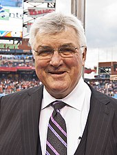 Pat Quinn, winner for the 1979-80 and 1991-92 NHL seasons Pat Quinn 2012.jpg