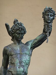Benvenuto Cellini: Perseus mit dem Haupt der Medusa, Detail