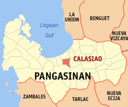 Calasiao – Mappa