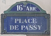 Plaque Place Passy - Paris XVI (FR75) - 2021-08-18 - 1.jpg