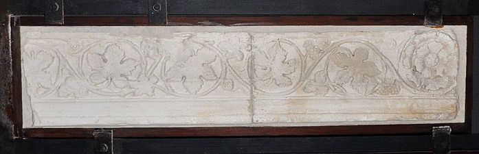 Plaster cast of architrave fragment. Irakleion, Crete.