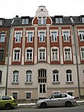 Apartment building in closed development