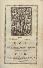 Thumbnail for File:Por Don Alonso de Angulo y Aguilar Canonigo de la insigne Iglesia Colegial de Osuna con Doña Ana de Borxa, muger de Fernando Zerezo (IA A11111311).pdf
