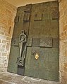 Door of St George, Palau Reial Major, Barcelona, Spain