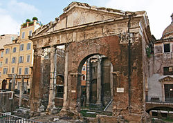 La Porticus Octaviae hodiaŭ