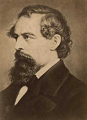 Portrait of Dickens, c. 1850, National Library of Wales Portrait of Charles Dickens (4671094).jpg