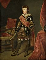 Prins Balthasar Carlos (1629-46). Zoon van de Spaanse koning Philips IV op ongeveer elfjarige leeftijd Rijksmuseum SK-C-1362.jpeg