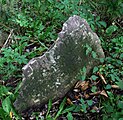 Polski: Fragment macewy na cmentarzu żydowskim w Puńsku, woj. podlaskie This is a photo of an object of cultural heritage inscribed in the registry of the Podlaskie Voivodeship with number A-884 z 25.11.1991.