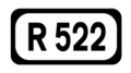 File:R522 Regional Route Shield Ireland.png