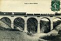 Train du Réseau Breton sur le viaduc de Bon-Repos