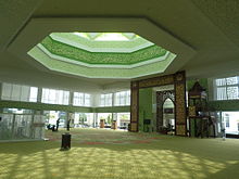 Raja Haji Fisabilillah Mosque prayer hall Raja Haji Fisabilillah Mosque - Prayer Hall.JPG