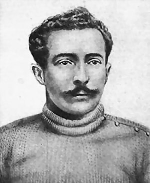 René Pottier, the first cyclist to climb a mountain in the Tour de France.