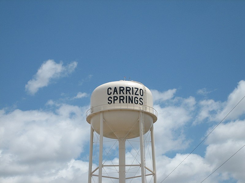File:Revised Carrizo Springs, TX, Water Tower IMG 0447.JPG