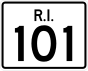 Rhode Island Rota 101 işaretleyici