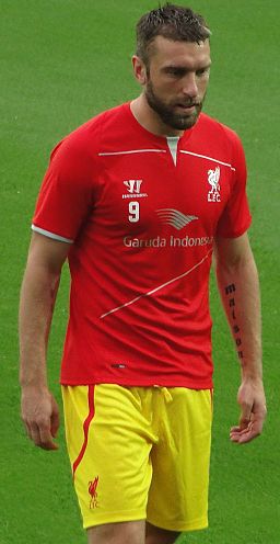 Rickie Lambert with Liverpool