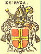 Rīgas arhibīskapu ģerbonis (J. Siebmacher, 1605). of arhibīskapija