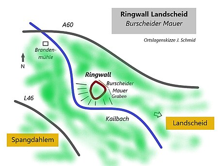 Ringwall Landscheid Ortslage