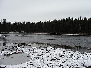 Obatogamau River tributary of the Chibougamau River, Northern Quebec, Canada
