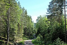 Nature trail in the Maridalen Protected Landscape, Oslo Road in Maridalen protected Landscape in Oslo.jpg