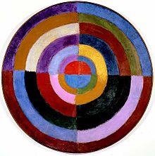 Robert Delaunay, 1913, Premier Disque, 134 cm, 52.7 inches, Private collection.jpg
